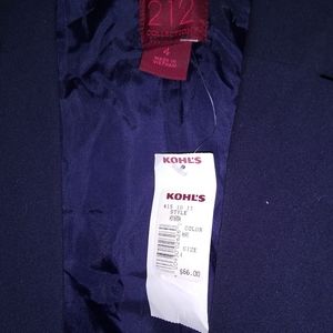 NWT, 212 Collection, Navy blue blazer, women's, 4